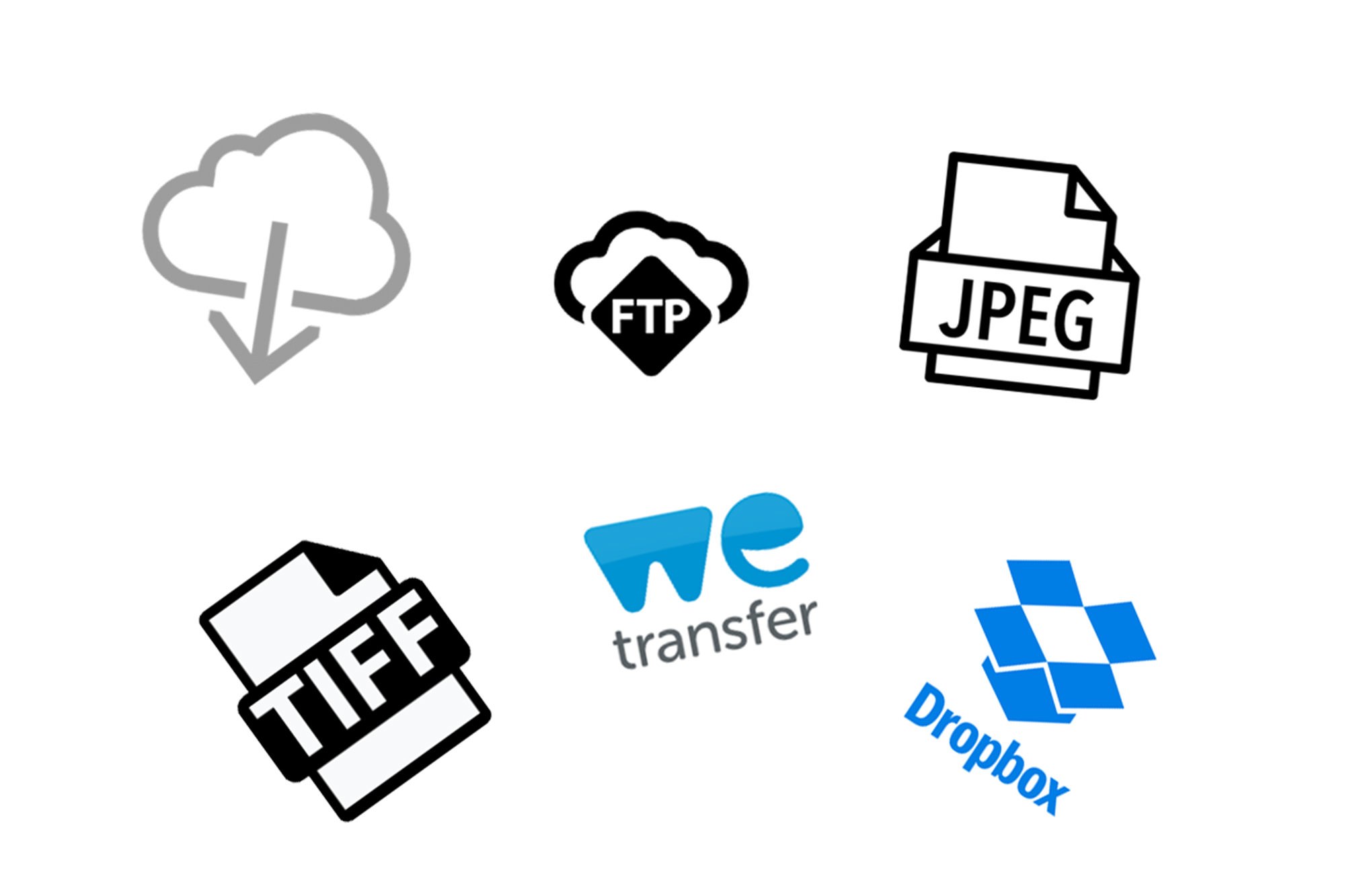 Online cloud and FTP services available